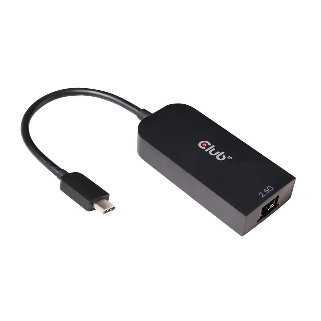 CLUB 3D USB TYPE C 3.1 GEN 1 TO RJ45 2.5GB ETHERNET ADAPTER