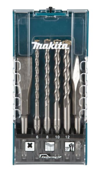 Makita SDS-plus, 6-osainen, taltta- ja porasarja