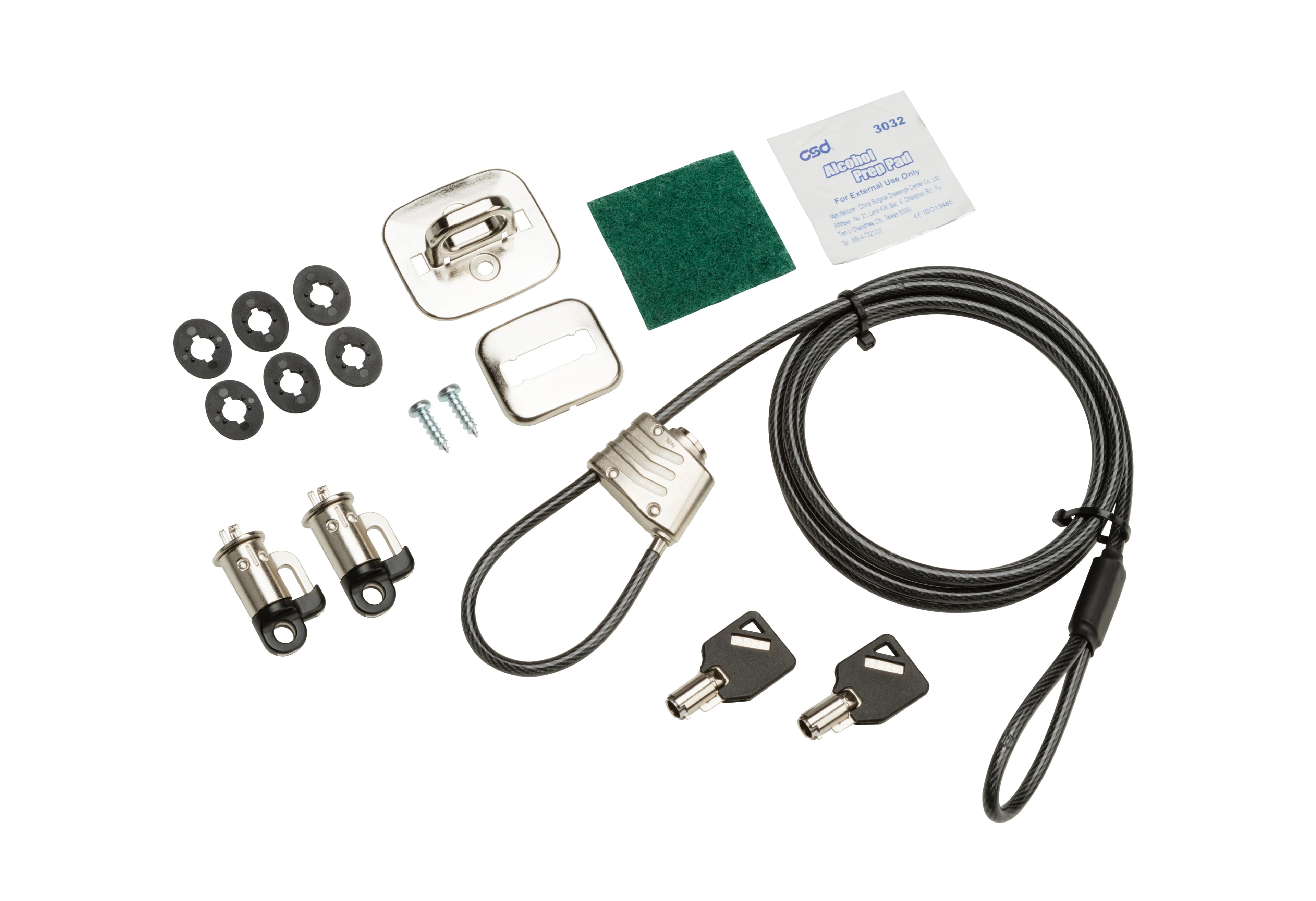 HP Business PC Security Lock v3 Kit - Järjestelmän suojauspakkaus malleihin HP 280 G3, 280 G4, 285 G3, 290 G1, 290 G2, 290 G3, Desktop Pro A 300 G3, P
