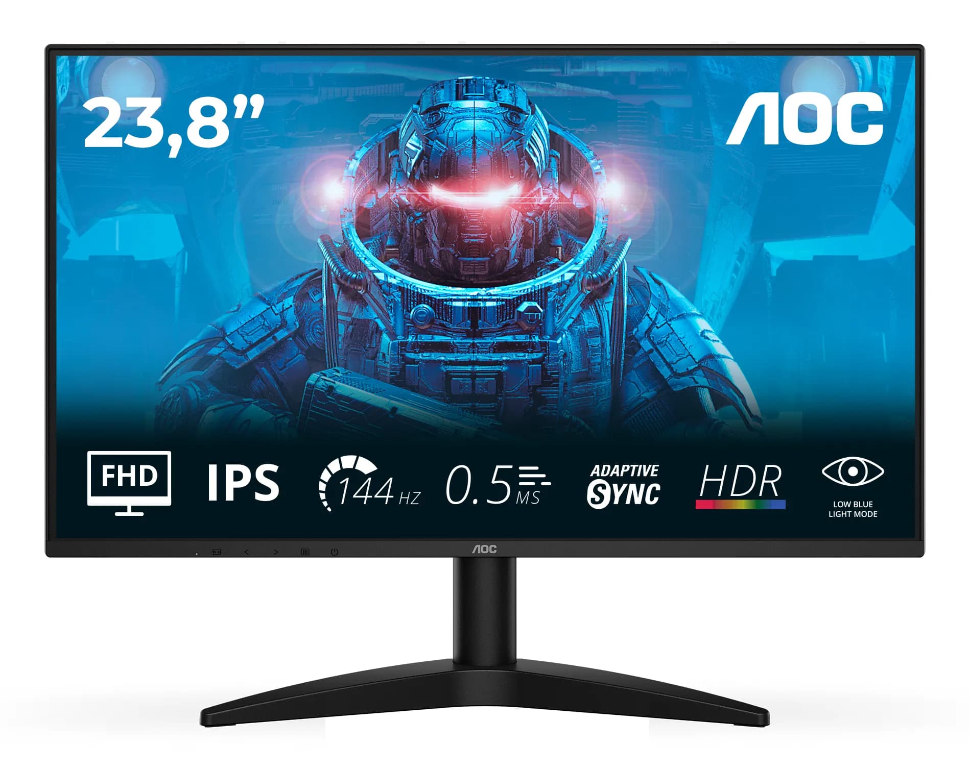 AOC 24B36X 23.8"" Full HD, IPS, 144Hz, HDR10 -pelinäyttö