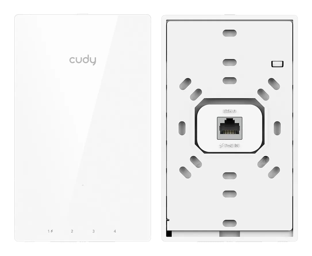 CUDY Access Point Wall-Plate WF5 AC1200 Gigabit Dual Band