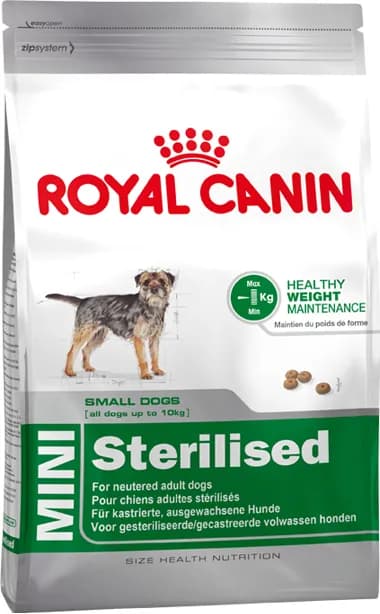 Royal Canin Mini Sterilised, Koiran kuivaruoka, Adult, 8 kg