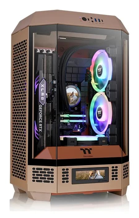 Thermaltake Tower 300 -micro-ATX-kotelo ikkunalla, gravel sand