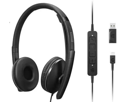 Lenovo ANC Gen2 Zoom -kuulokemikrofoni, musta