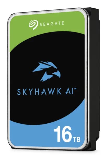Seagate SkyHawk AI 3.5"" 16 Tt, 7200 RPM, 512 MB, 550 WRL, SATA III -kovalevy (valvontakäyttöön)
