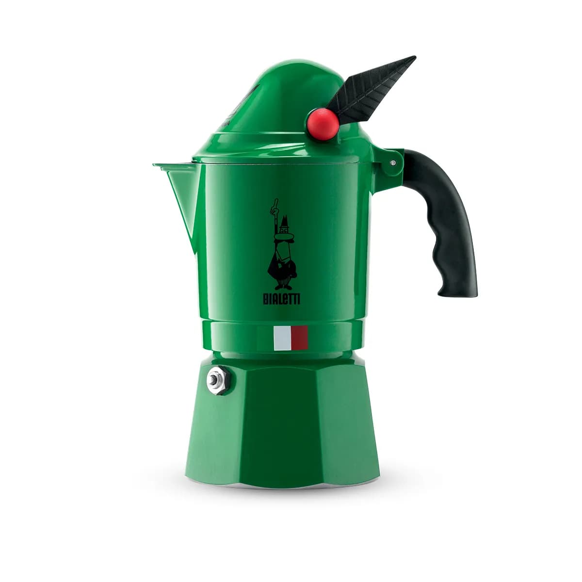 Bialetti Alpina -mutteripannu, 3 kuppia, alumiini, vihreä