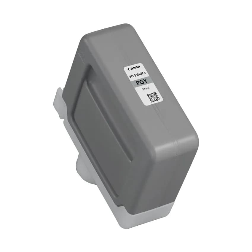 Canon PFI-3300 PGY -mustekasetti, 330 ml, valokuvaharmaa