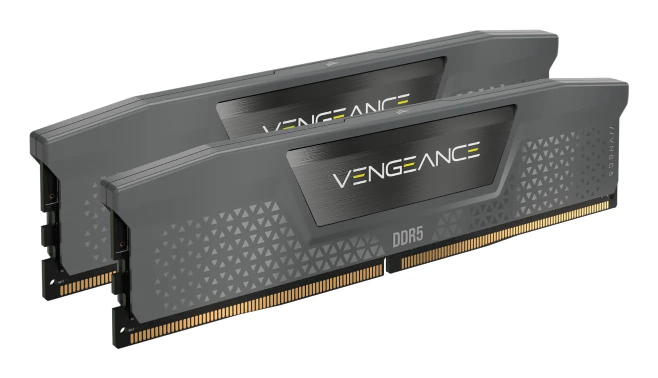 Corsair VENGEANCE 64 Gt (2 x 32 Gt) DDR5 5200 MHz, CL40 -muisti, harmaa (XMP & EXPO)