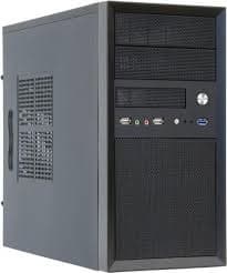 Chieftec CT-01B-350GPB-minitornikotelo, musta