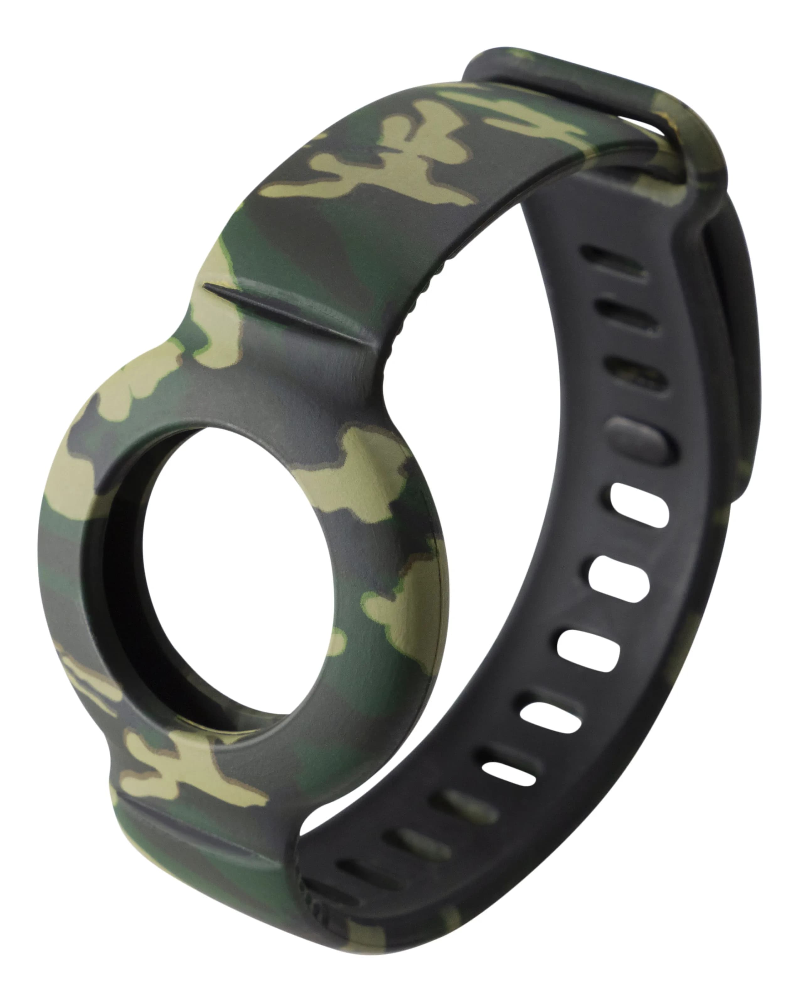 Deltaco Silicone Wristband, AirTag -ranneke, Maastoväri