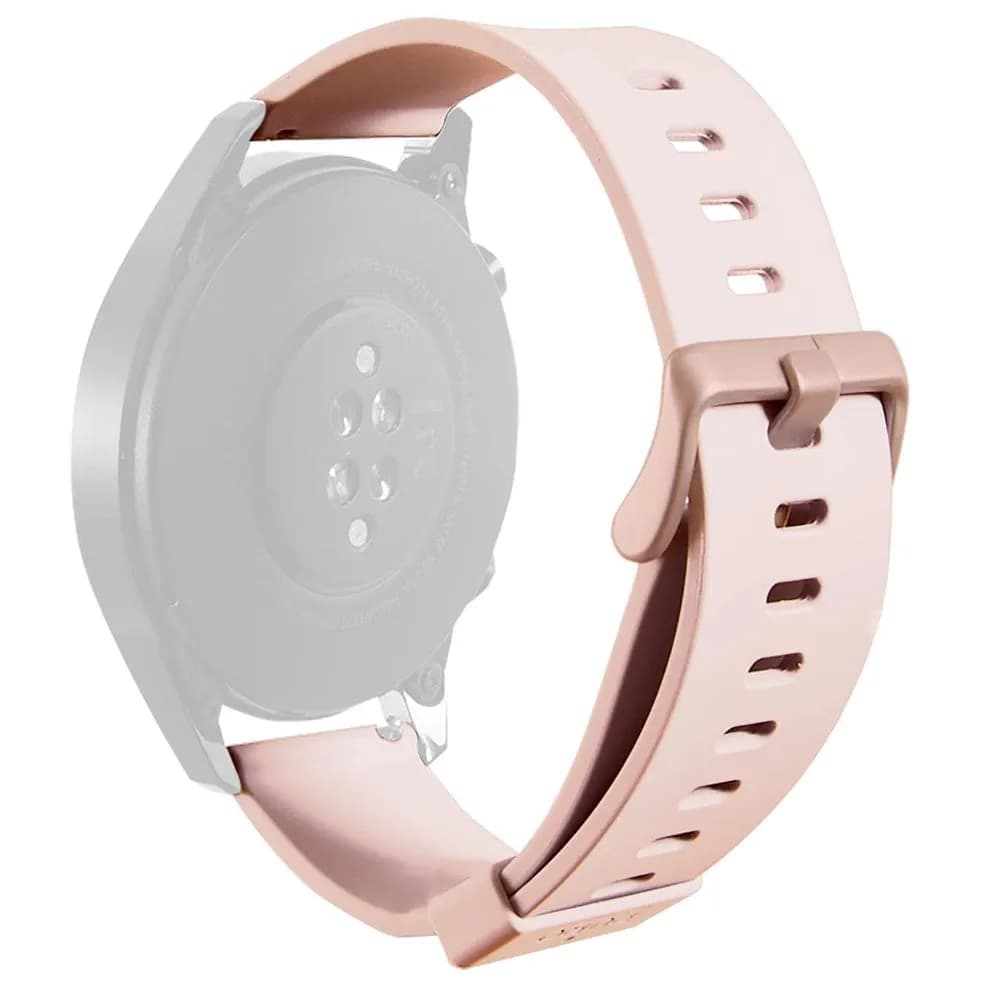Puro Yleiskäyttöinen Silicone-kellonranneke, 22 mm, roosa