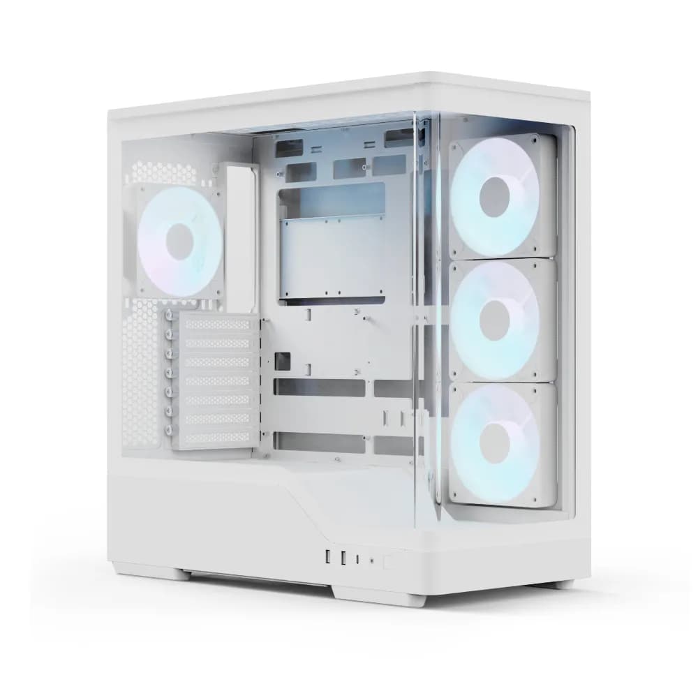 AeroCool P500A -miditornikotelo ikkunalla, musta