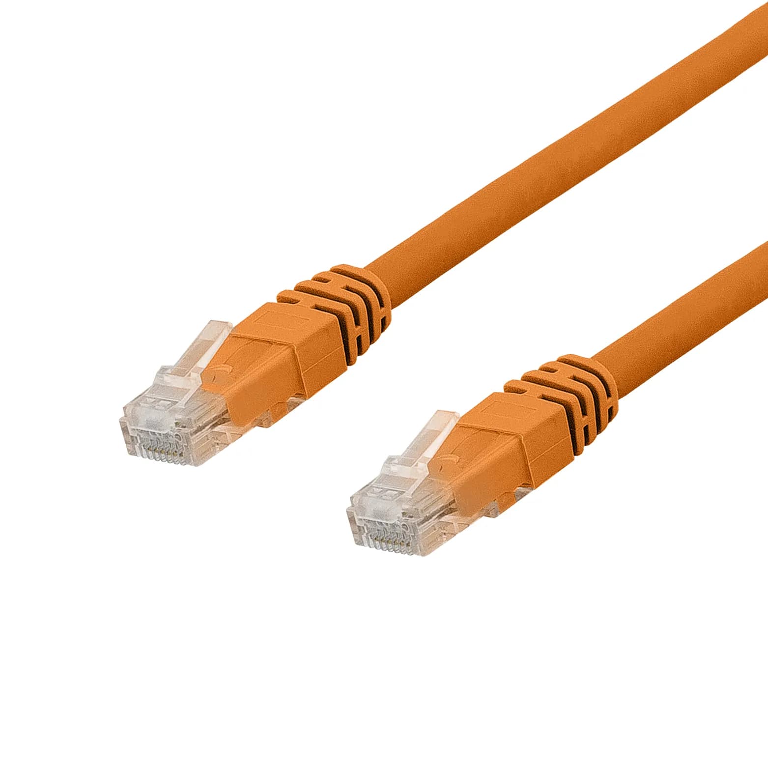 Deltaco Cat6a U/UTP RJ45 3m -verkkokaapeli, oranssi