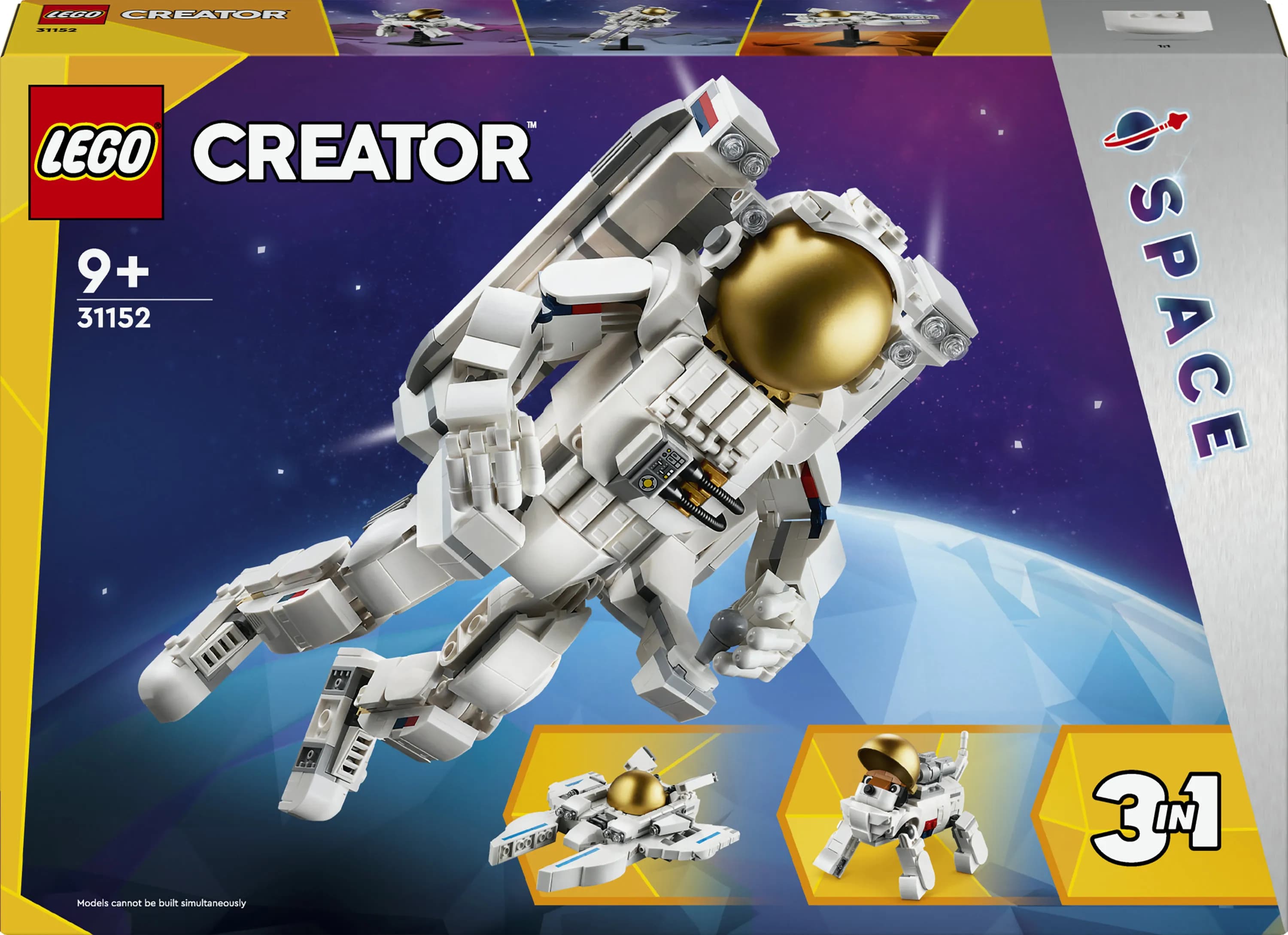 LEGO Creator 3-in-1 Astronautti avaruudessa 31152