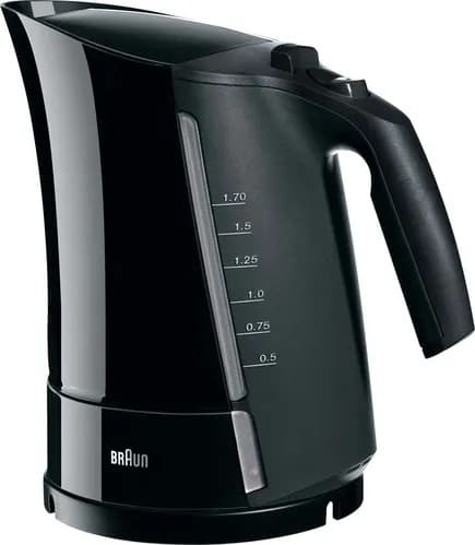 Braun AquaExpress WK300 -vedenkeitin, 1,7 l, 2200 W, musta