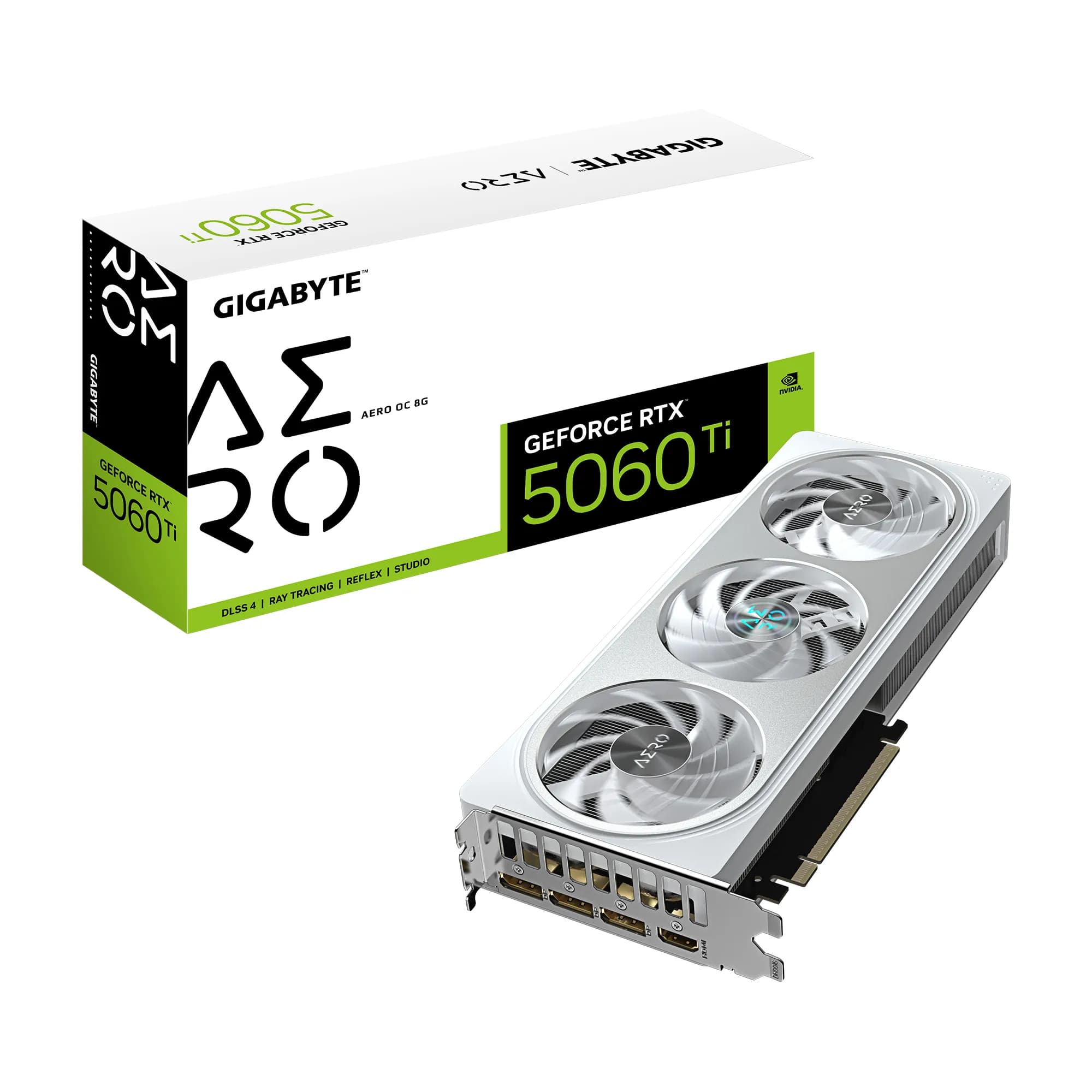 Gigabyte GeForce RTX 5060 Ti AERO OC 8 Gt -näytönohjain