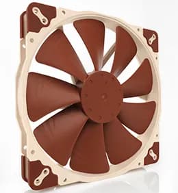 Noctua NF-A20 FLX -tuuletin, SSO2-laakeri, 200 mm, beige/ruskea