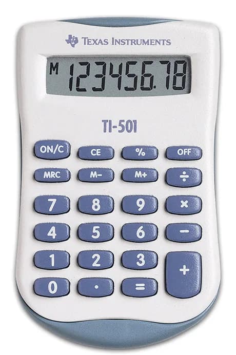 Texas TI-501 calculator blisterpacked