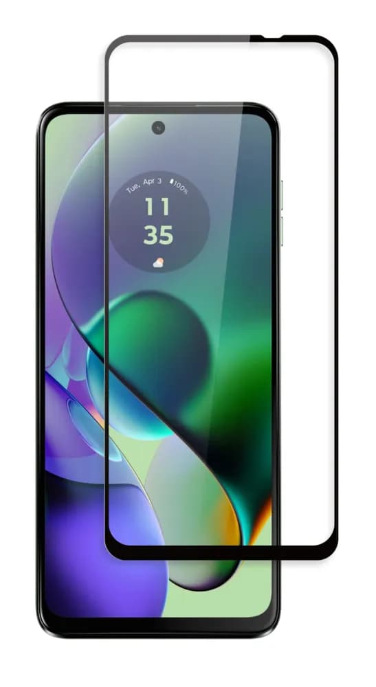 Screenor Premium Tempered Full Cover, Moto G54 -panssarilasi