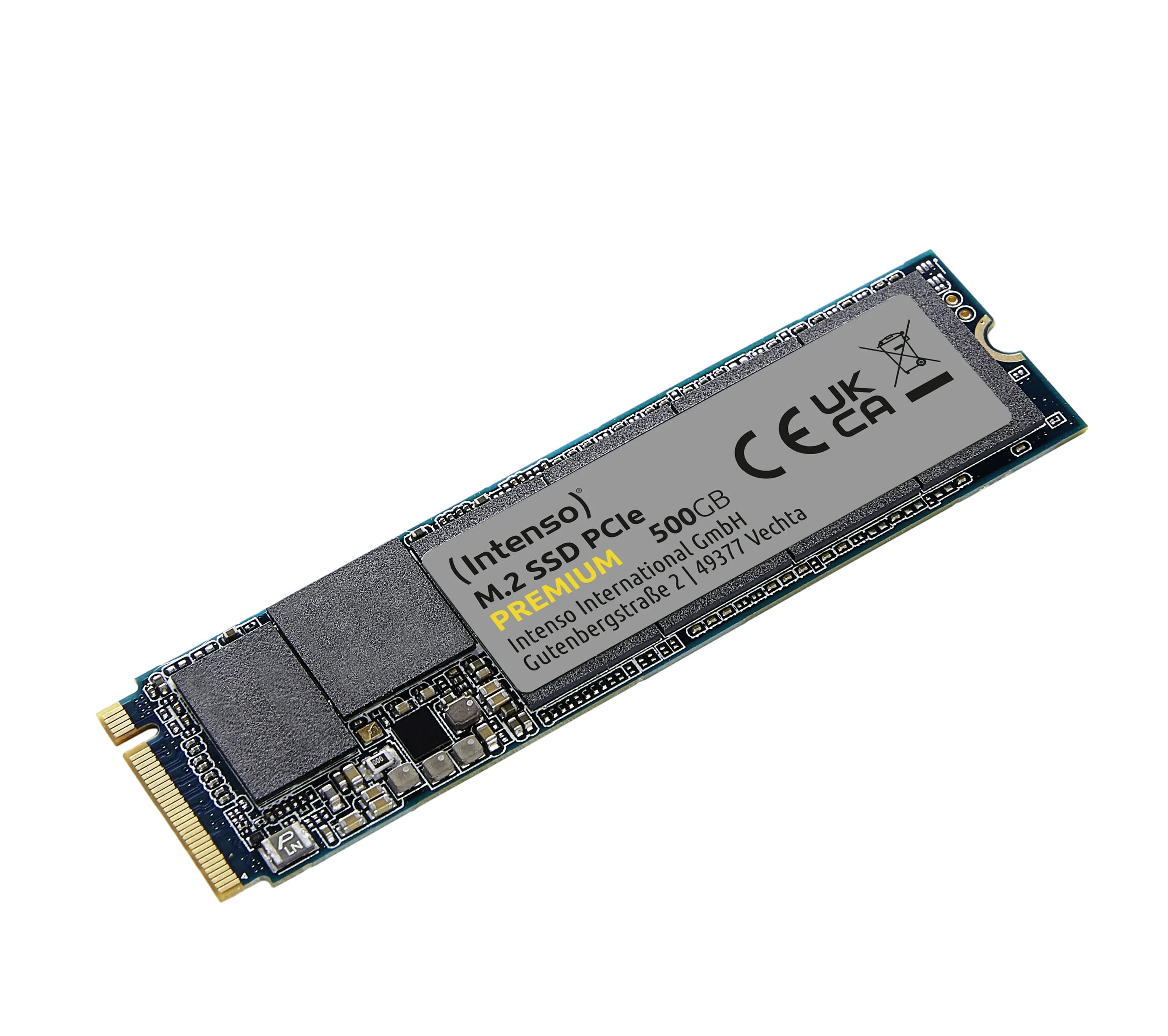 Intenso Premium 500 Gt M.2 PCIe 3.0 NVMe -SSD-levy