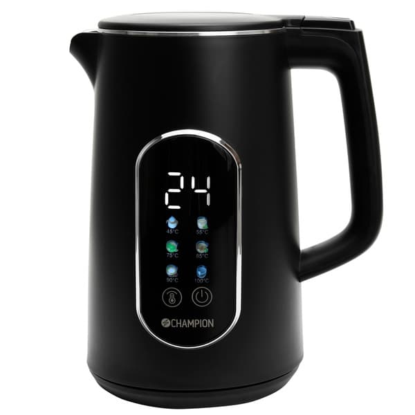Champion VK800 -vedenkeitin, 1,7 l, 2200 W, Matte Black