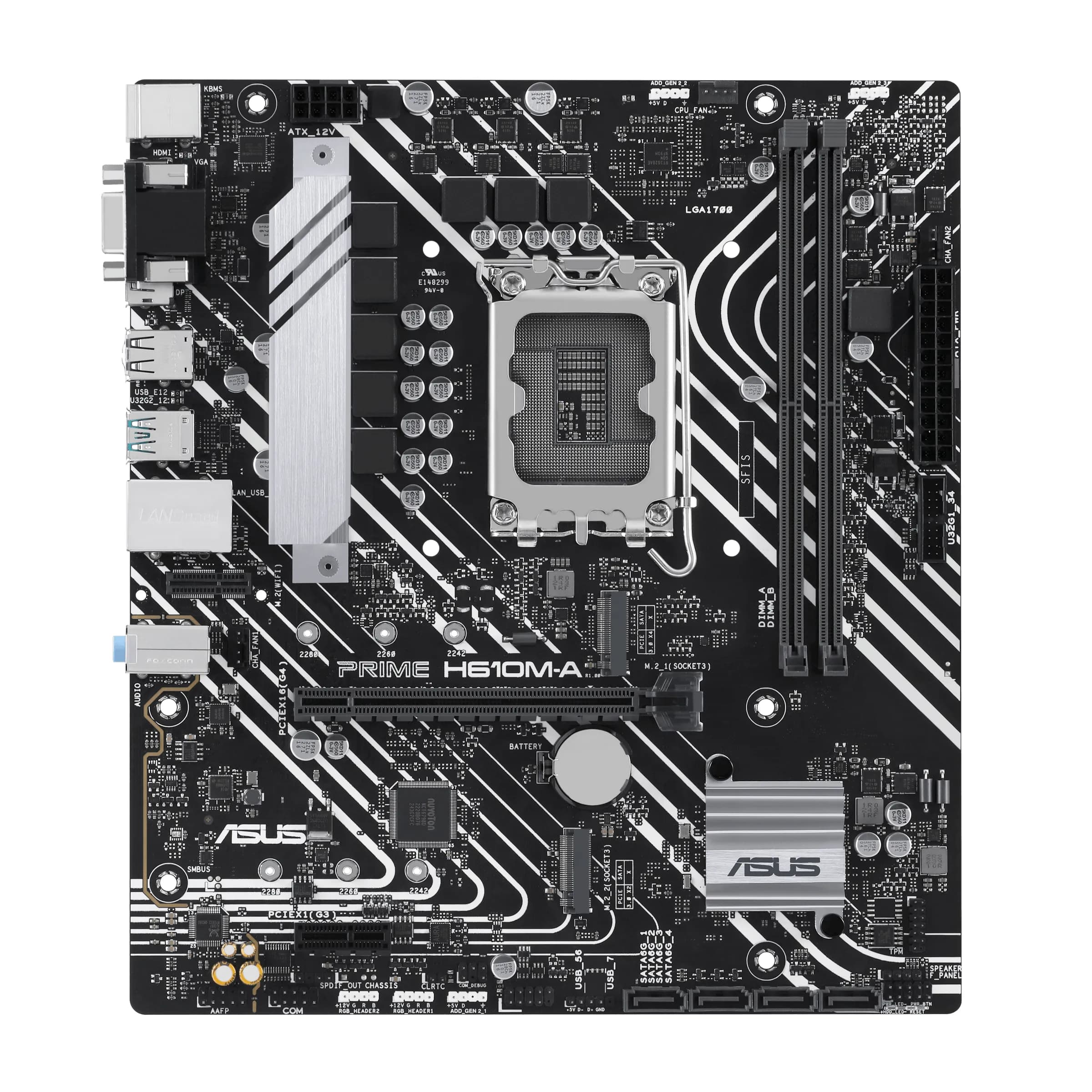 Asus PRIME H610M-A-CSM LGA1700 mATX -emolevy