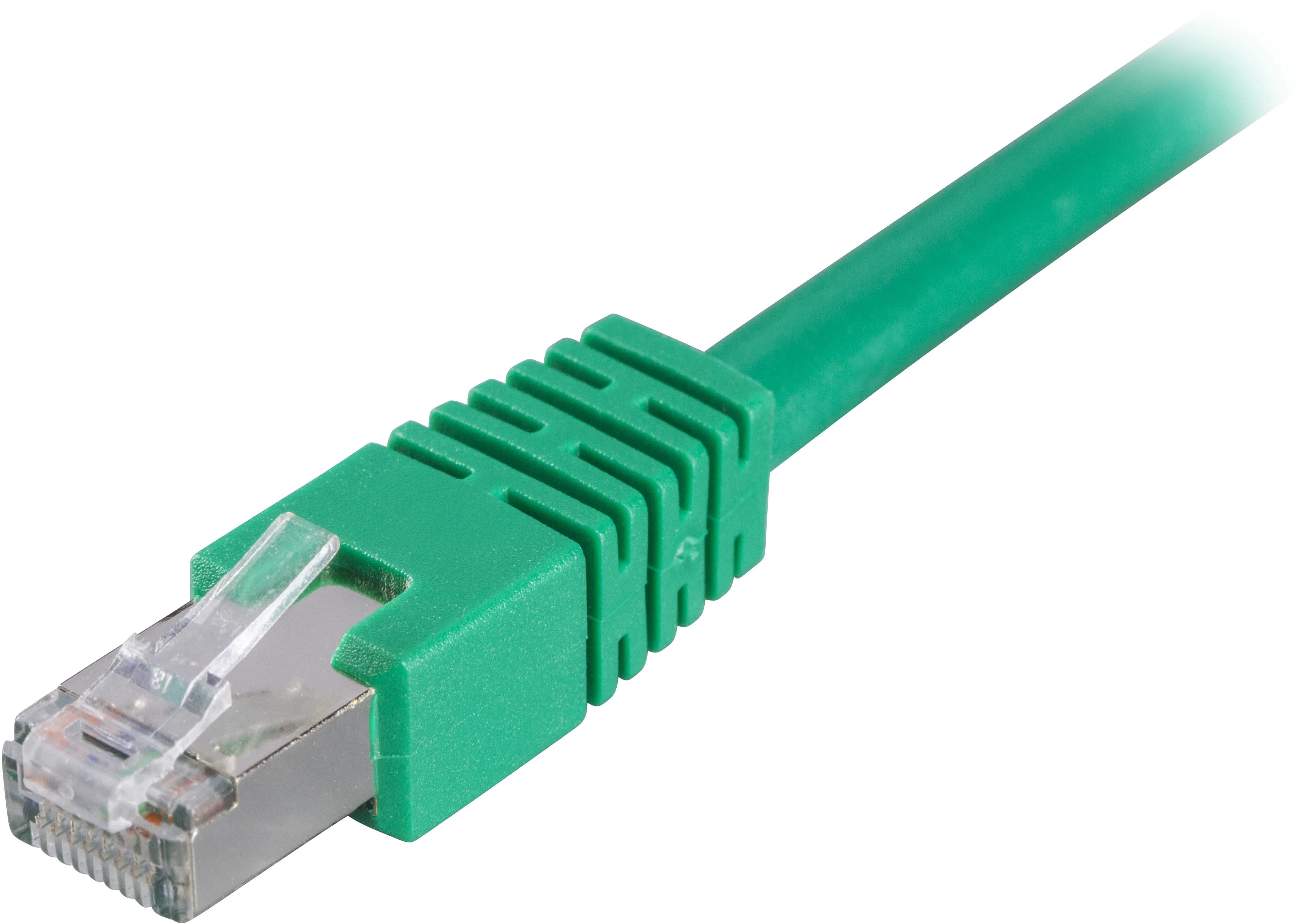 Deltaco Cat6 F/UTP RJ45 10m -verkkokaapeli, vihreä