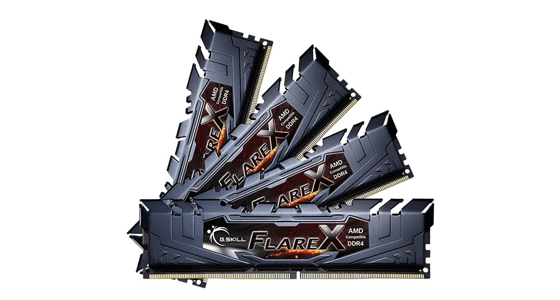 G.SKILL Flare X 32 Gt (4 x 8 Gt) DDR4 3200 MHz, CL16 -muisti (XMP)