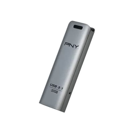 PNY Elite Steel USB 3.2 Gen 1 32 Gt -muistitikku, ruostumaton teräs