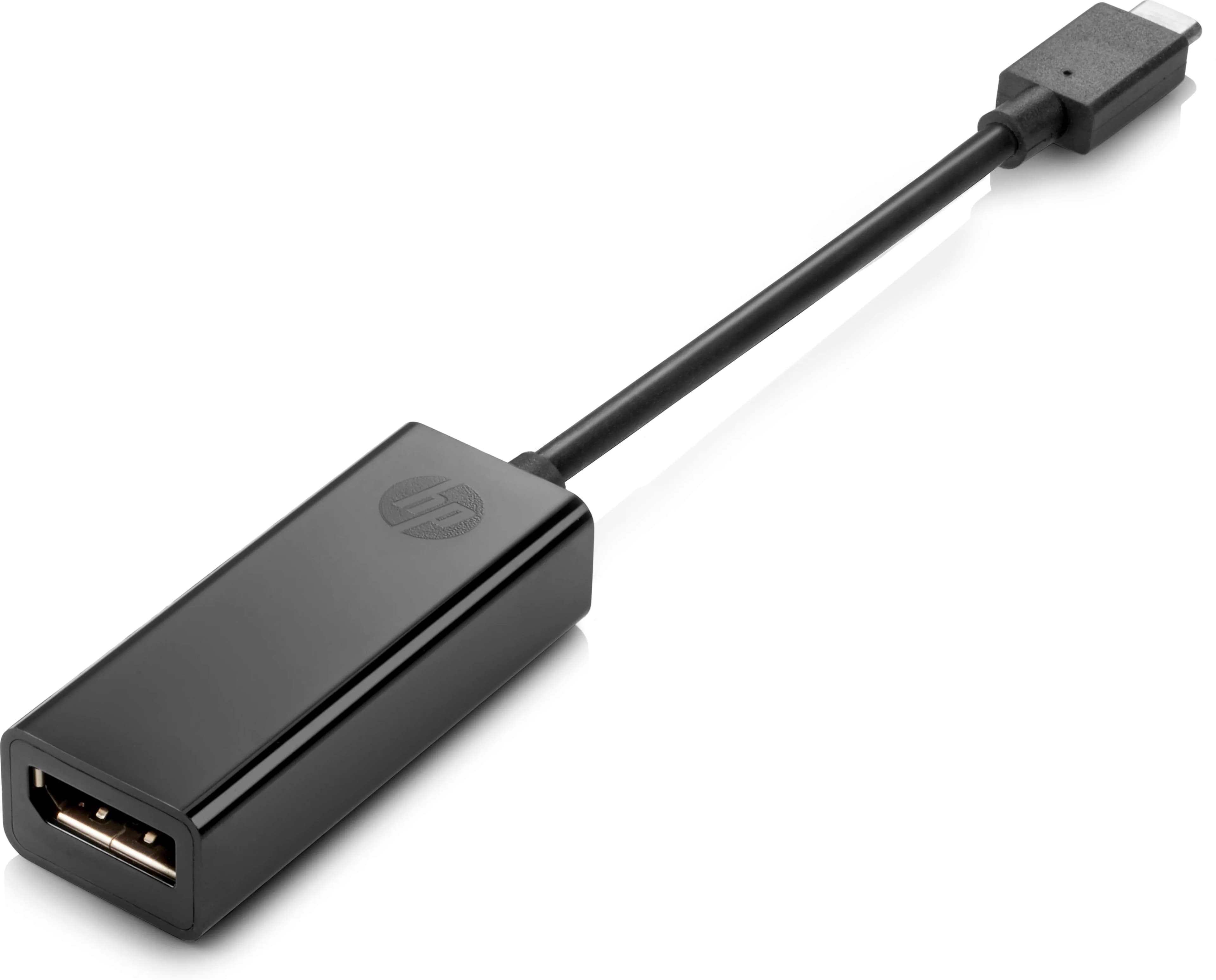 HP USB-C to DP Adapter -adapteri, Musta