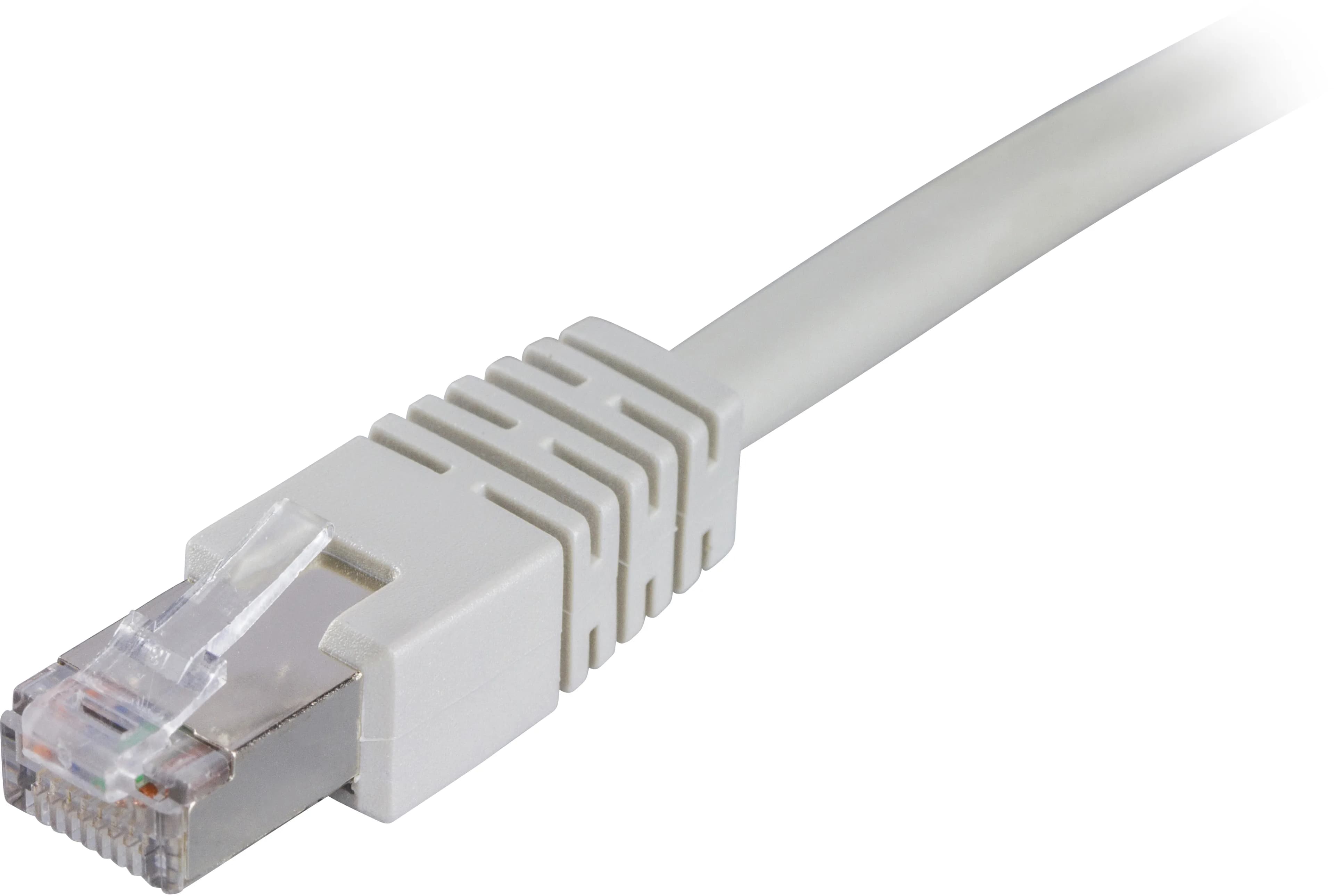 Deltaco Cat6 F/UTP RJ45 1.5m -verkkokaapeli, harmaa