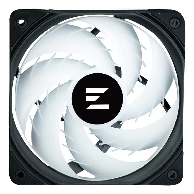 Zalman ZM-AF120 PWM ARGB -tuuletin, hydraulinen laakeri, 120 mm, musta
