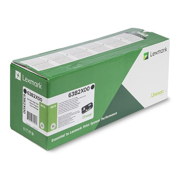 Lexmark 63B2X00 Extra High Yield -laservärikasetti, musta