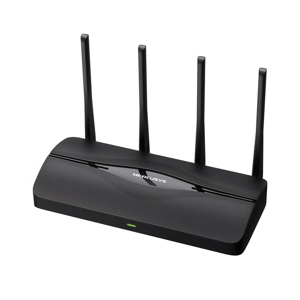 Mercusys MR27BE -reititin, Wi-Fi 7, BE3600, Dual-band, 2,5G WAN -portilla, musta
