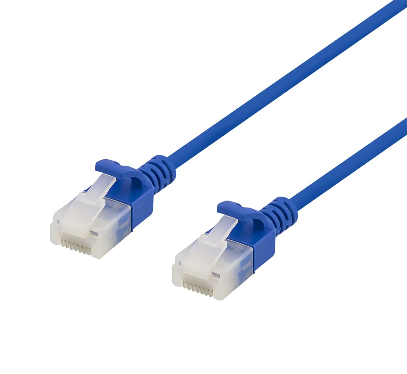 Deltaco Cat6a U/UTP RJ45 3m -verkkokaapeli, sininen