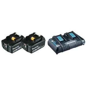Makita LXT -PowerPack, 2x5,0Ah ja laturi, Makpac