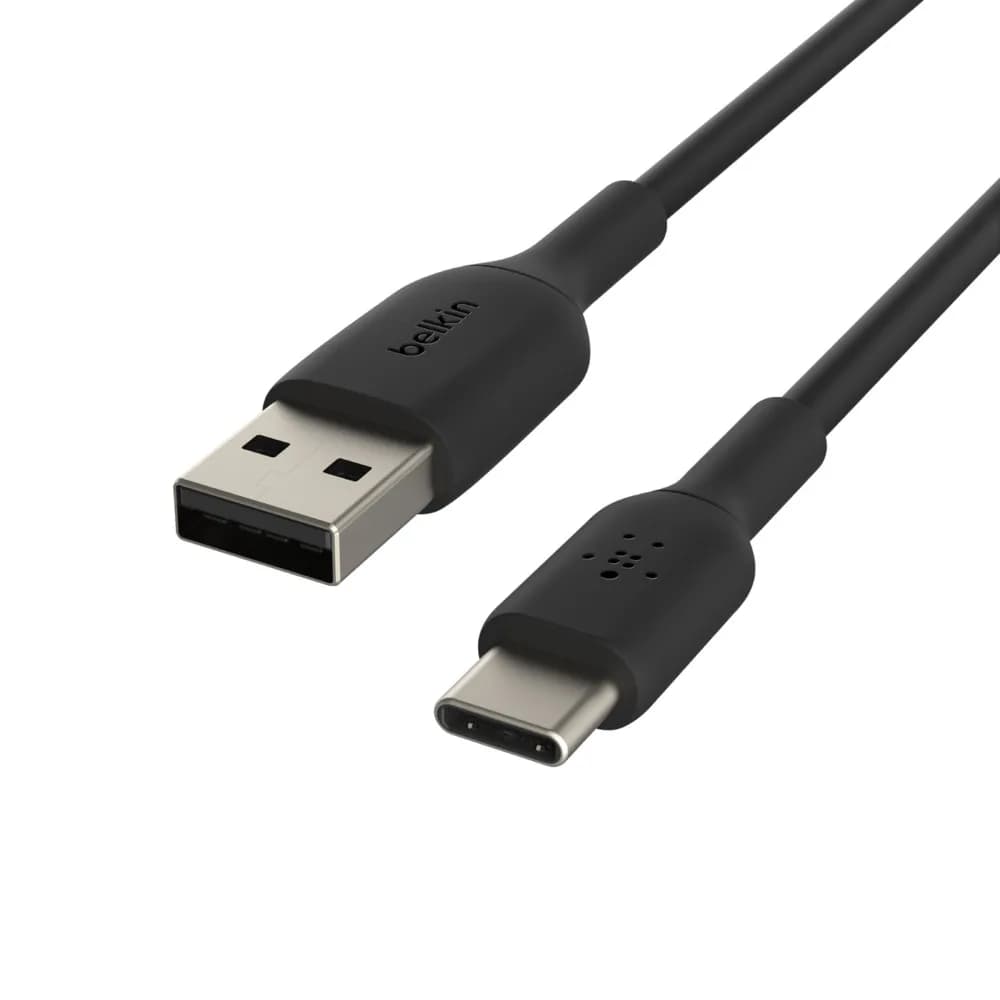 Belkin BoostCharge USB-A – USB-C -kaapeli, 0,15 m, musta