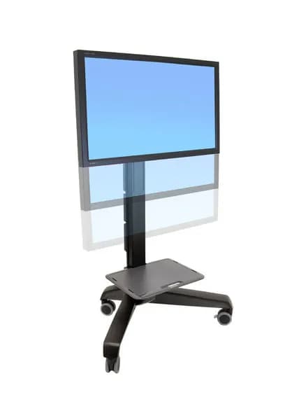 Ergotron Neo-Flex Mobile MediaCenter UHD - Kärry tuotteelle LCD-näyttö - harmaa -näytön koko: 50""-65""