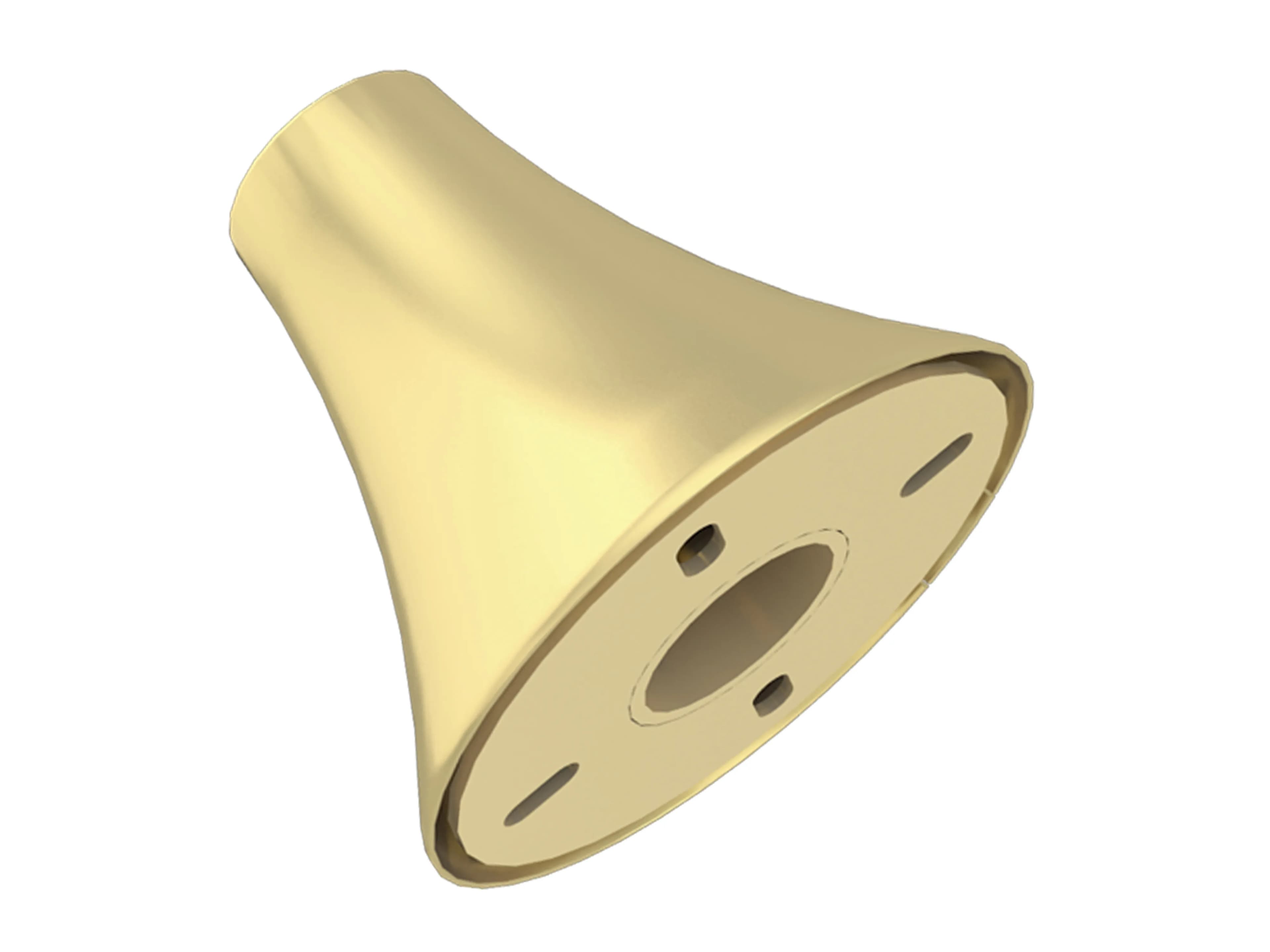 M Pro Series Floor to Ceiling Wall Plate Brass
