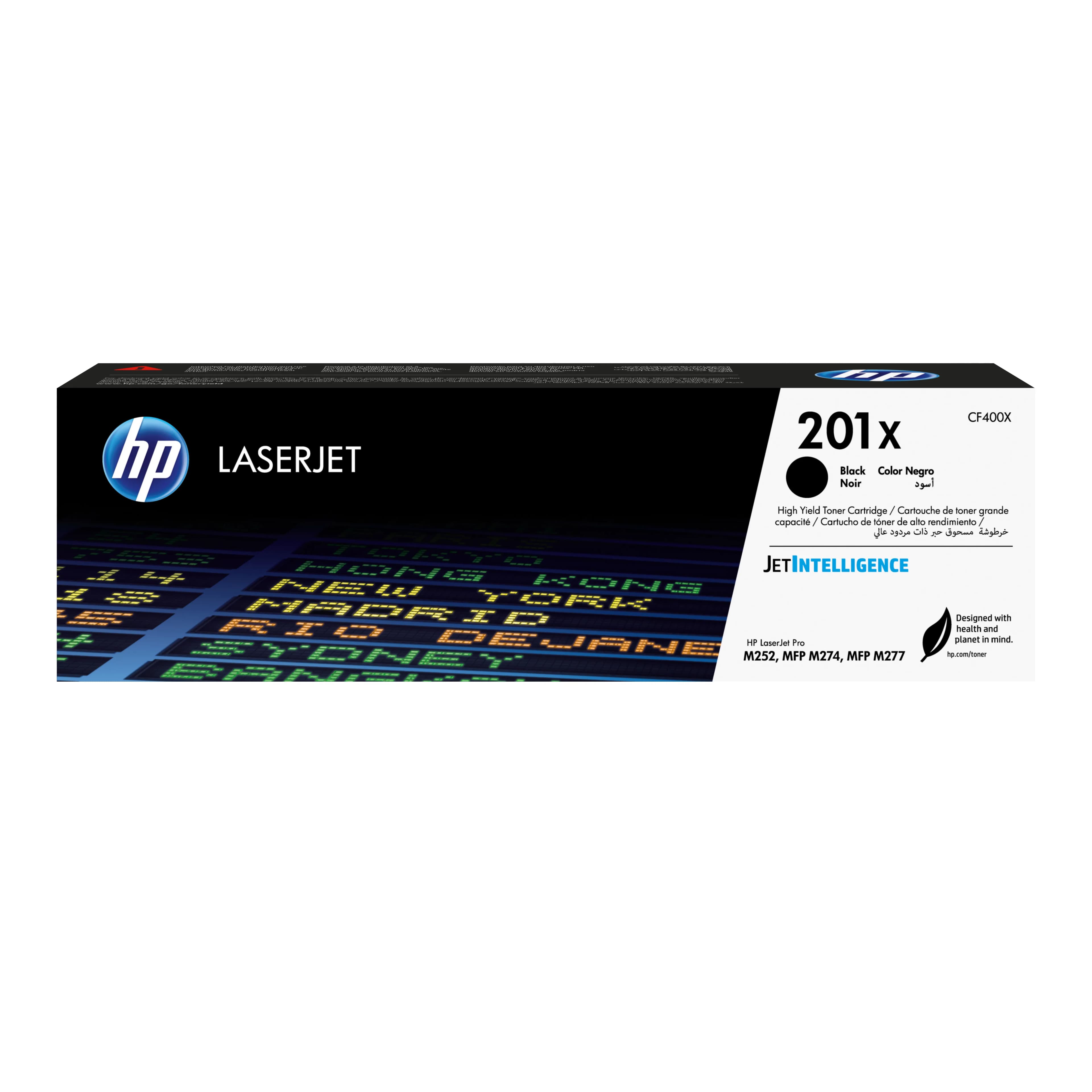 HP 201X CF400X XXL-laservärikasetti, musta