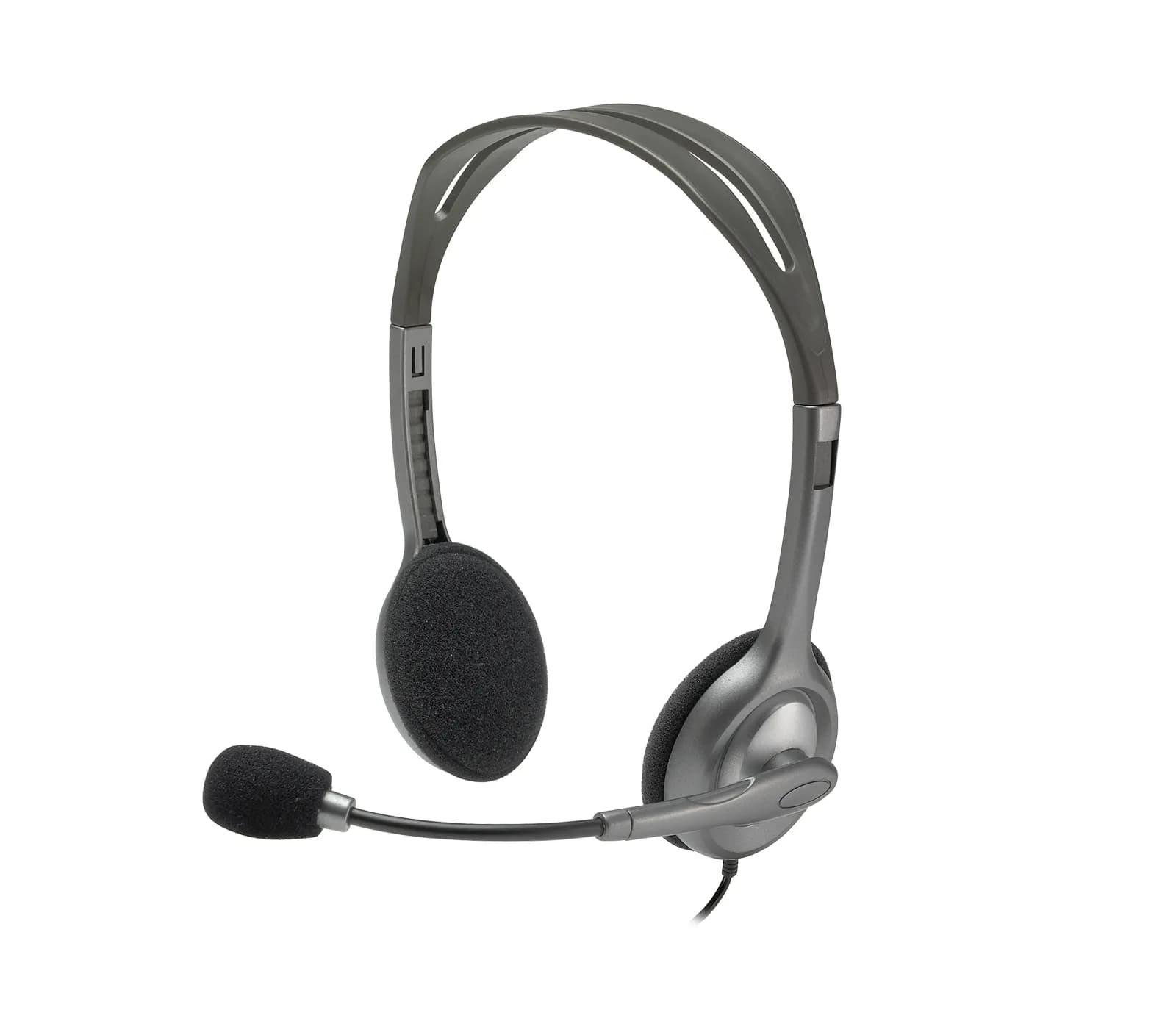 Logitech H110 -kuulokemikrofoni, harmaa