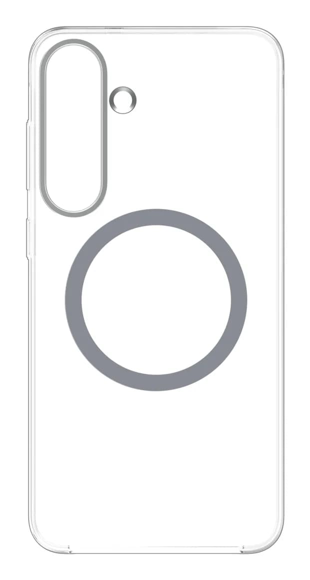 Samsung Galaxy S25+ Clear Magnet Case -suojakuori, Läpinäkyvä