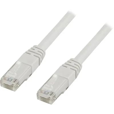 Deltaco Cat6 U/UTP LSZH RJ45 35m -verkkokaapeli, valkoinen