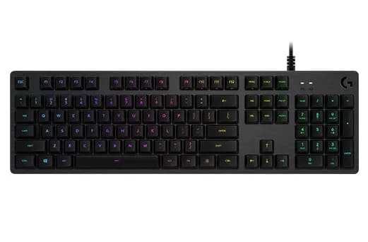 Logitech G512 Carbon LIGHTSYNC -mekaaninen pelinäppäimistö, GX Brown, Carbon