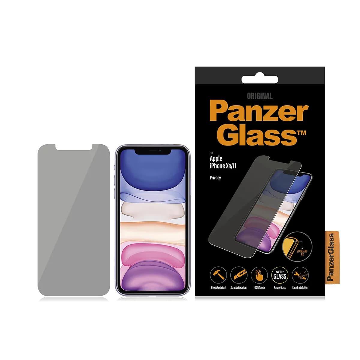PanzerGlass Privacy Glass, iPhone XR -panssarilasi