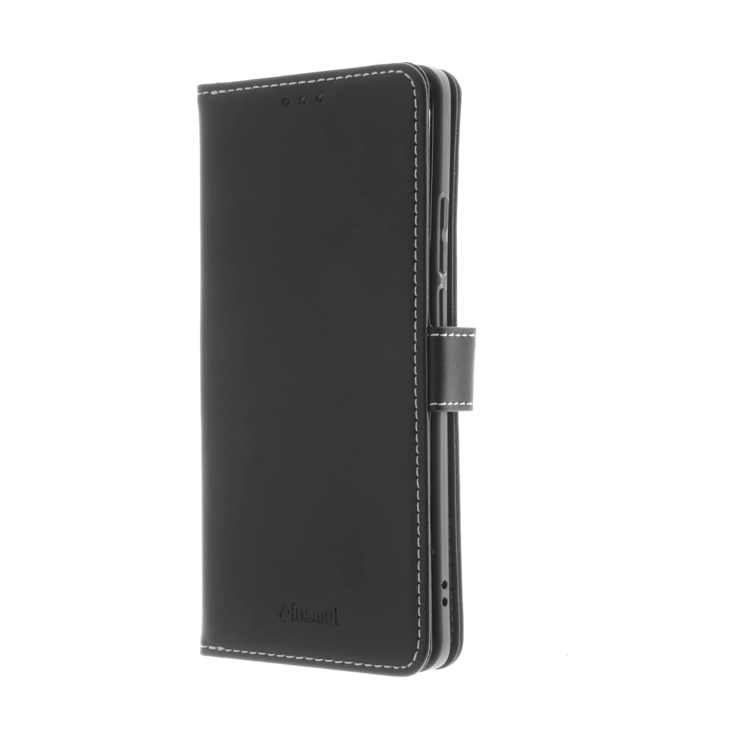 Insmat Flip Case, Moto Edge 40 5G -lompakkokotelo, Musta