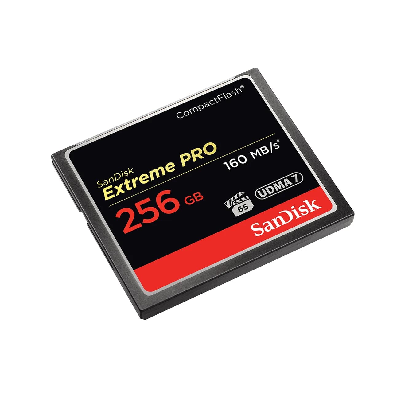 SanDisk Extreme PRO 256 Gt CompactFlash UDMA 7 VPG-65 -muistikortti, musta