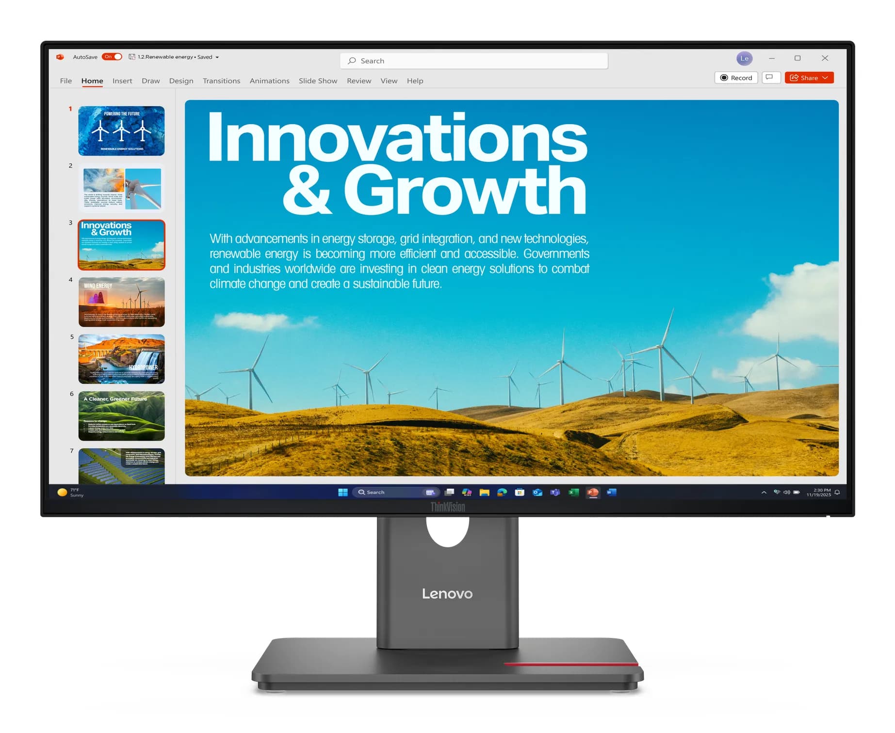 Lenovo ThinkVision P24QD-40 23.8"" QHD, IPS -näyttö, USB-C hub