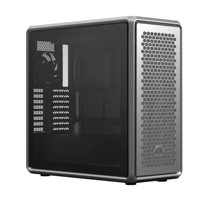 Cooler Master MasterFrame 600 -miditornikotelo ikkunalla, hopea