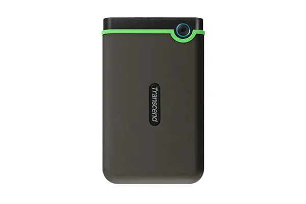 Transcend StoreJet 25M3C 2 Tt 2.5"" kestävä ulkoinen HDD, musta, vihreä